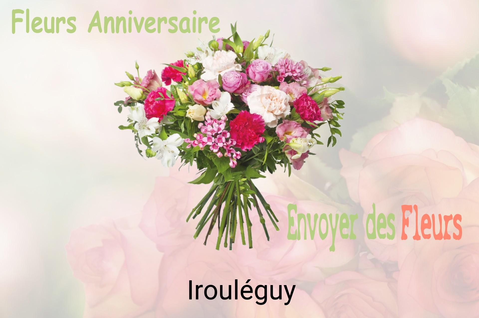 Bouquet de fleurs d’anniversaire livré à Irouléguy