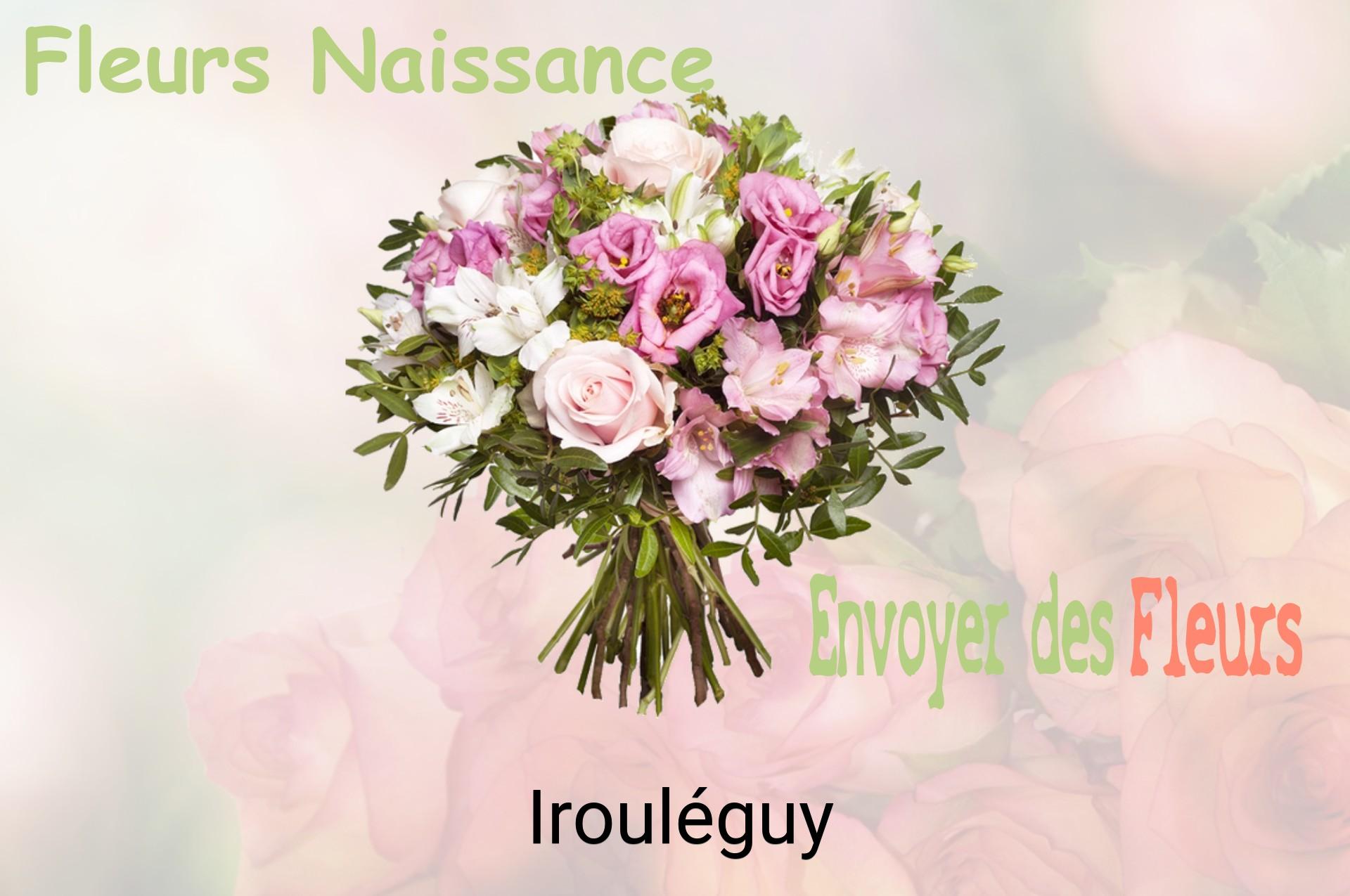 Bouquet de fleurs de naissance livré à Irouléguy